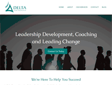 Tablet Screenshot of delta-partnership.com